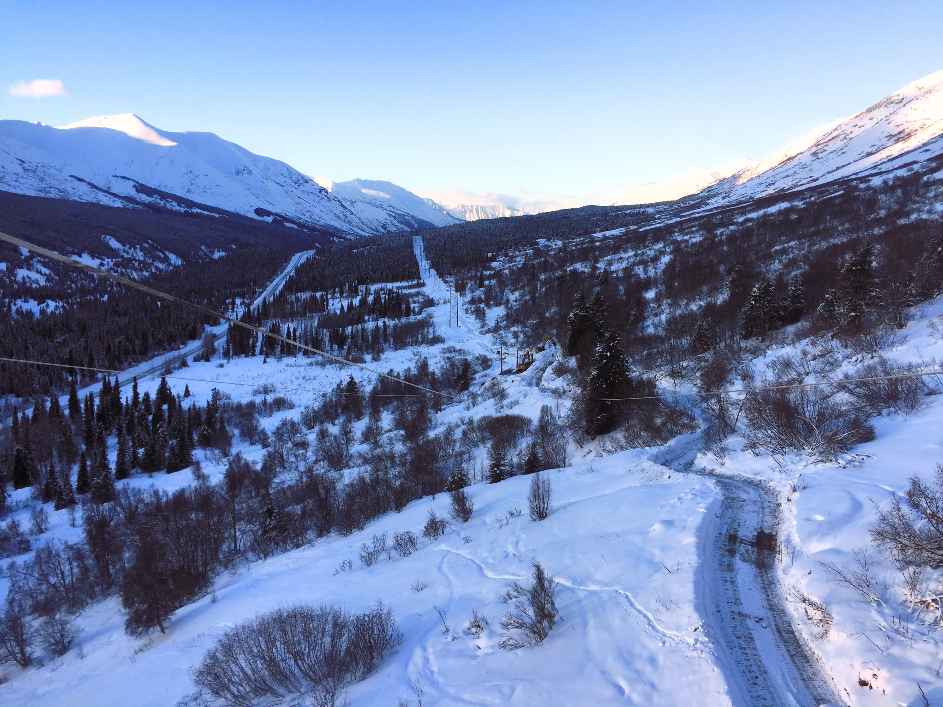 Alaskan mountains landscape